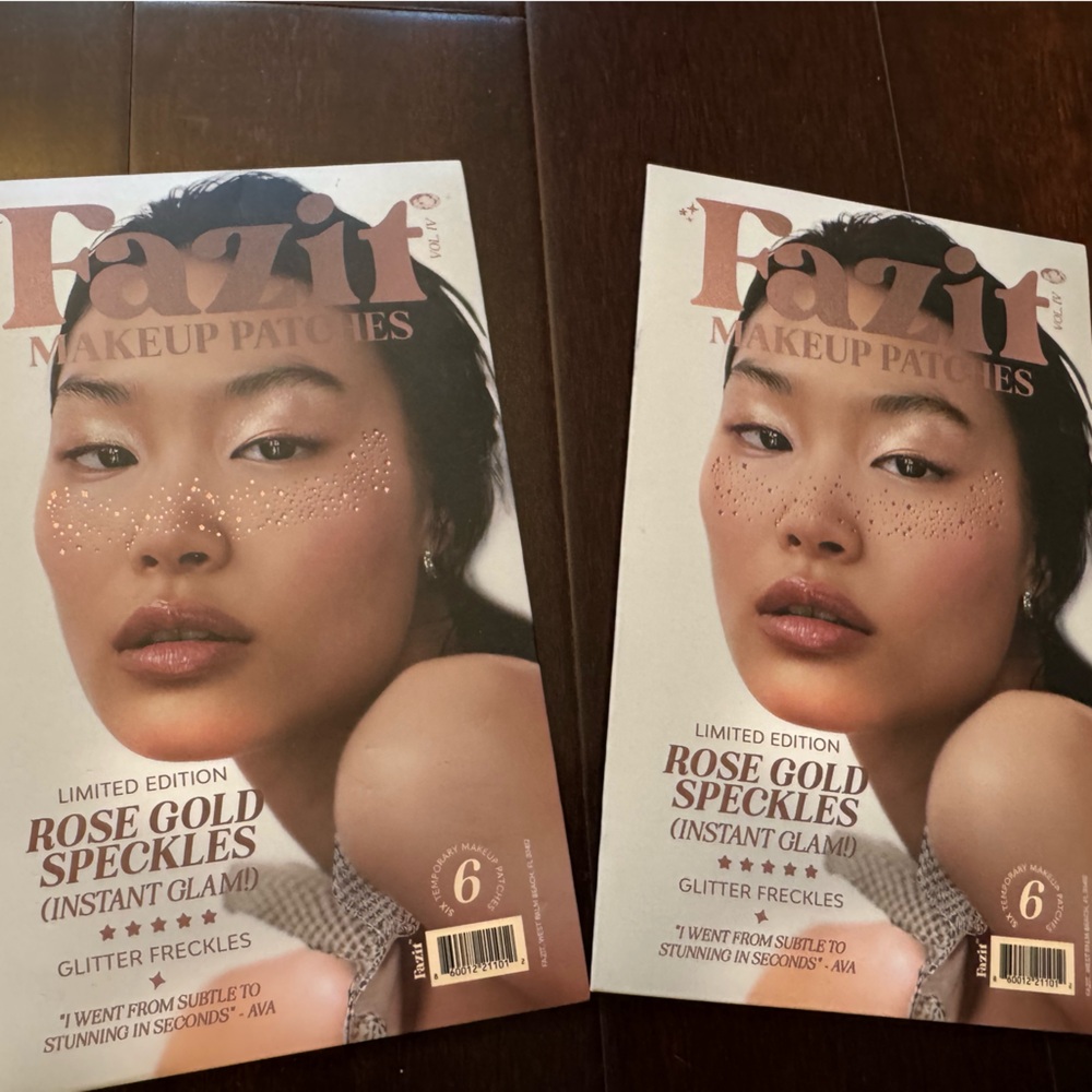 Fazit makeup patches  Limited Edition rose gold speckles